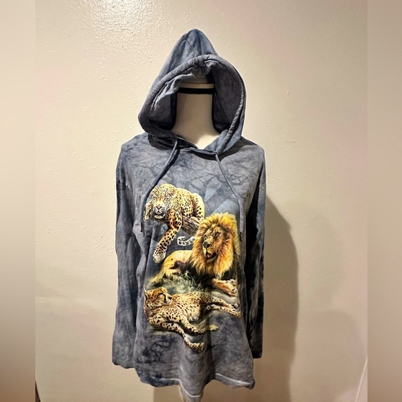 The Mountain hoodie size medium cheetah leopard - Picture 1 of 10